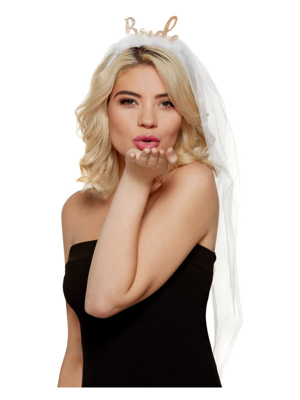 Bride Headband White