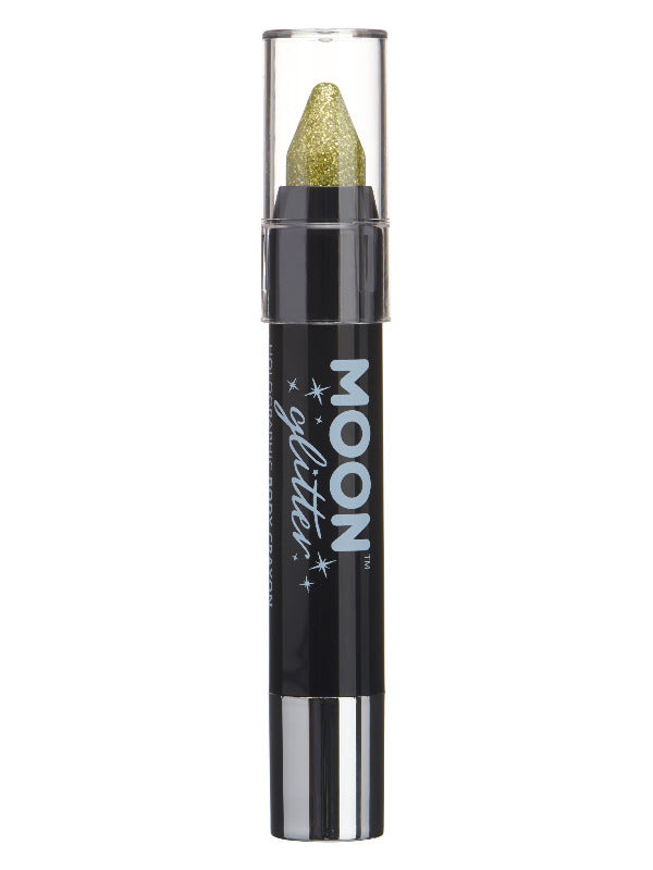 Adult Moon Glitter Holographic Body Crayons Gold