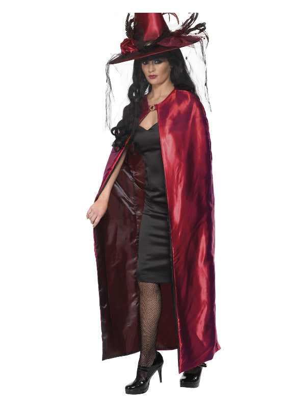 Reversible Cape Red Black