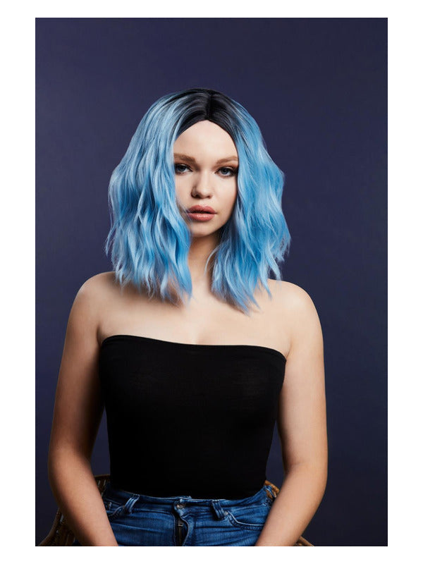 Fever Cara Wig Two Toned Blend Baby Blue