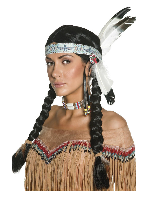 Native American Inspired Wig Black
