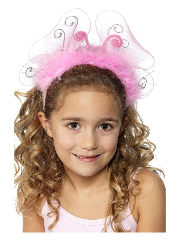 Kids Girls Flashing Headband Pink