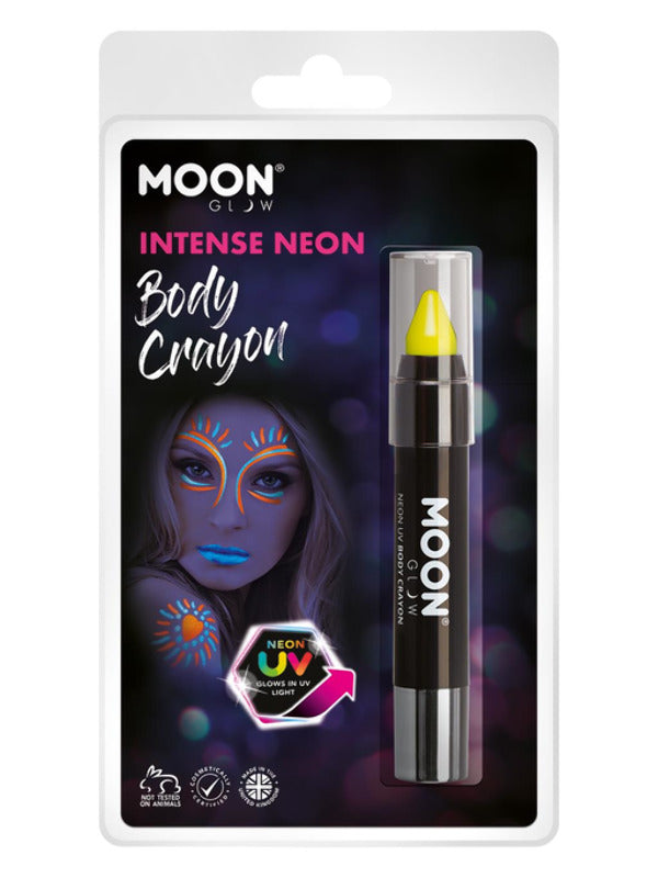 Adult Moon Glow Intense Neon UV Body Crayons Intense Ye