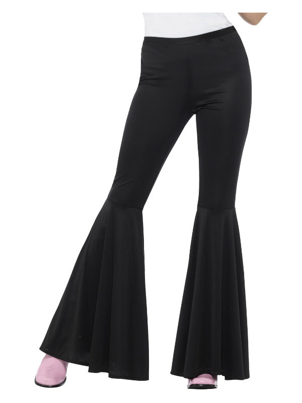 Flared Trousers Ladies Black