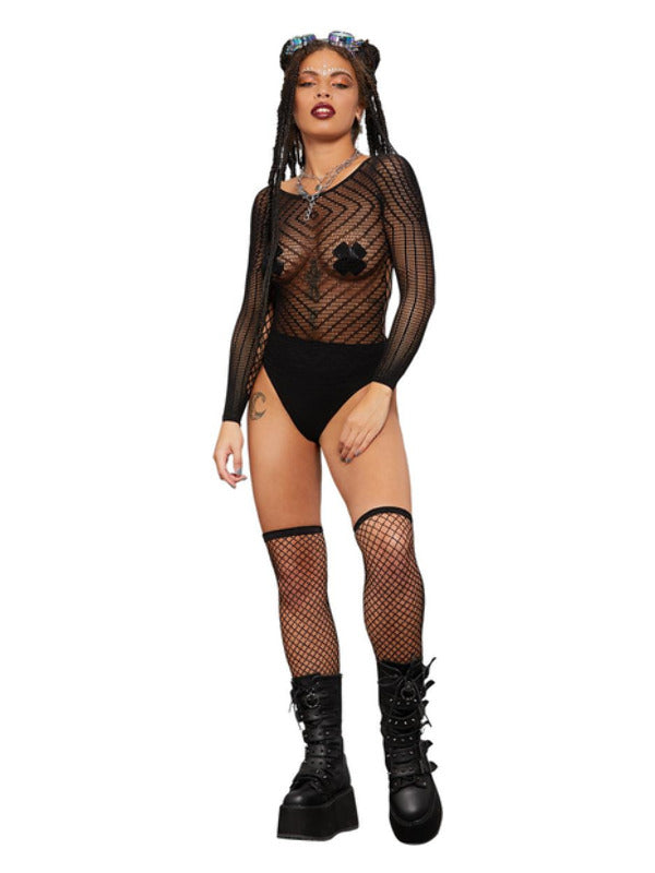 Chevron Long Sleeve Bodysuit