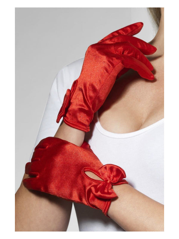 Gloves Short Red