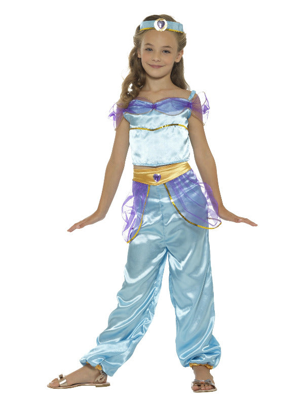 Kids Kids Arabian Princess Costume Blue