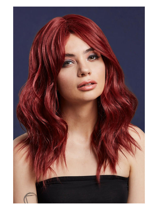 Fever Ashley Wig Two Toned Blend Ruby Red