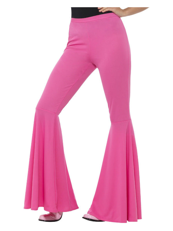 Flared Trousers Ladies Pink