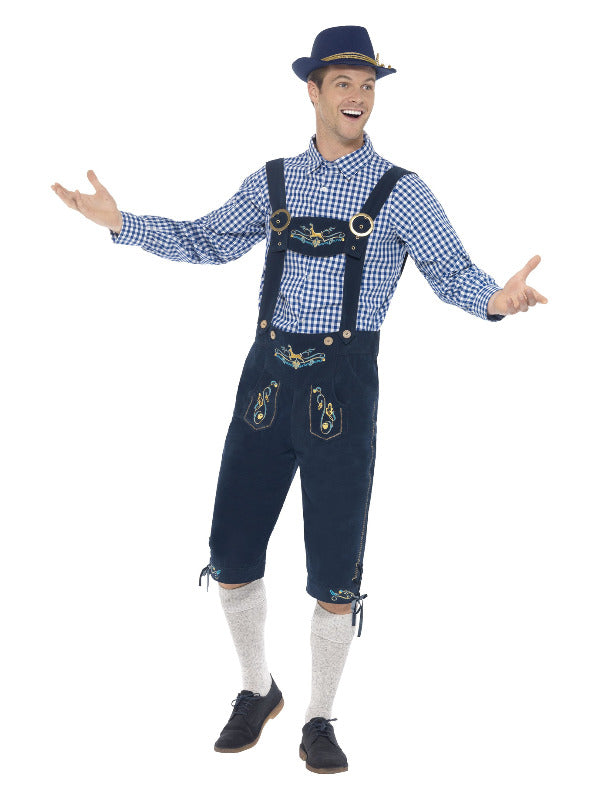Deluxe Traditional Rutger Bavarian Costume Blue