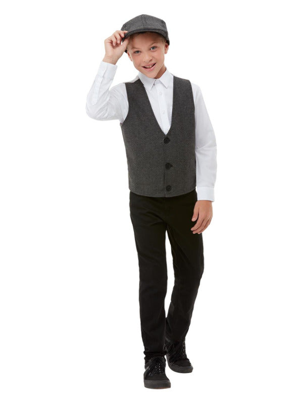 Kids 20s Gangster Boy Kit Grey