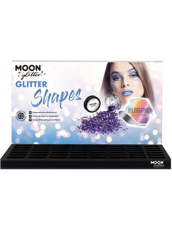 Moon Glitter Holographic Glitter Shapes