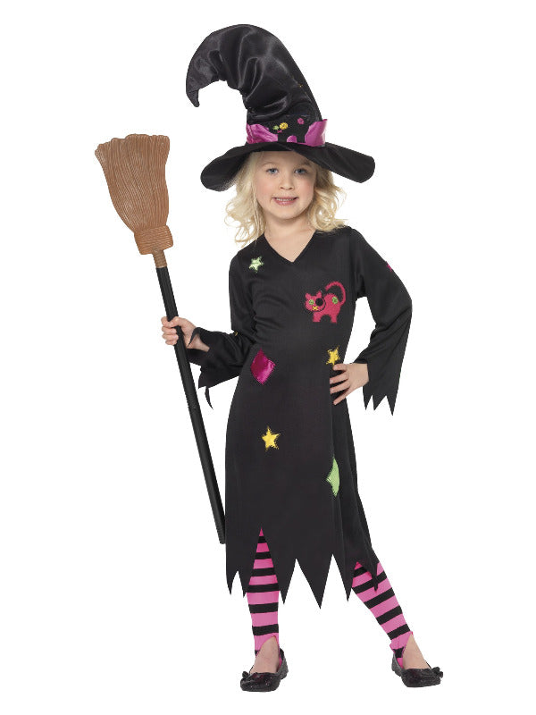 Kids Cinder Witch Costume Black