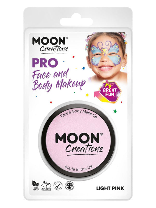 Adult Moon Creations Pro Face Paint Cake Pot Light Pink (2)