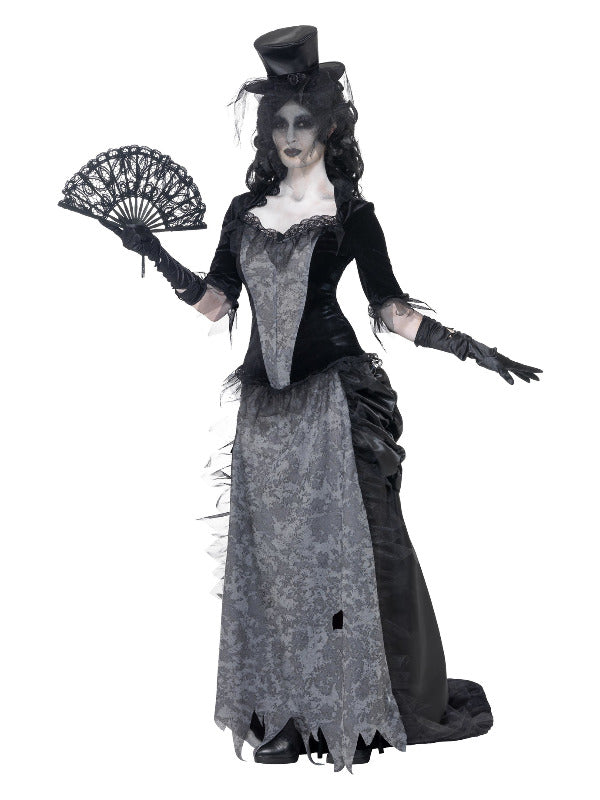 Ghost Town Black Widow Costume Grey