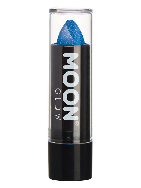 Adult Moon Glow Neon UV Glitter Lipstick Blue (2)