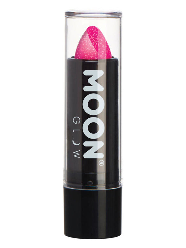 Adult Moon Glow Neon UV Glitter Lipstick Magenta (2)
