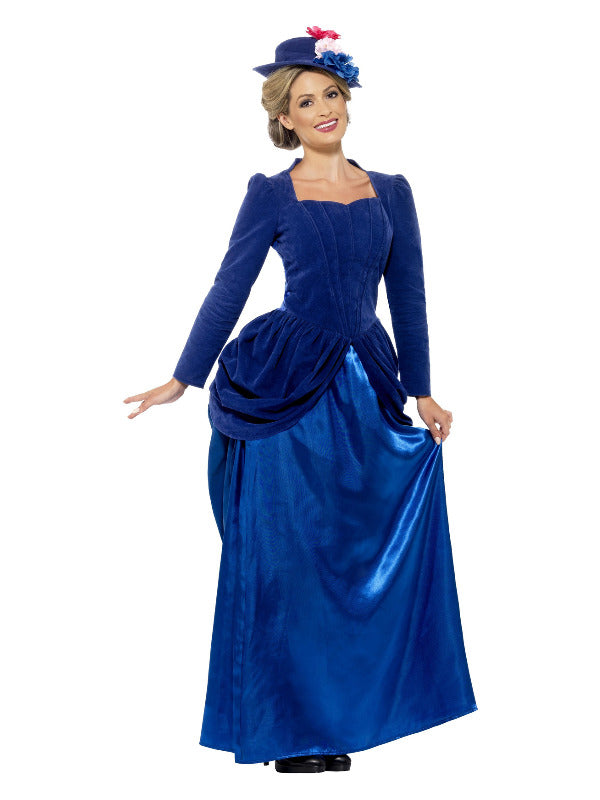 Deluxe Victorian Vixen Costume Blue