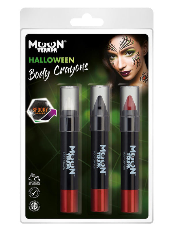 Adult Moon Terror Halloween Body Crayons