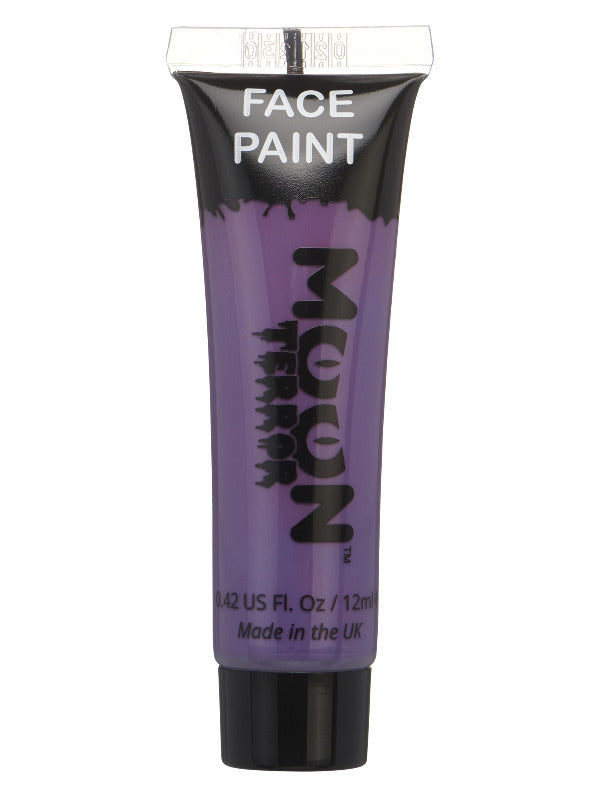 Moon Terror Halloween Face Body Paint Purple