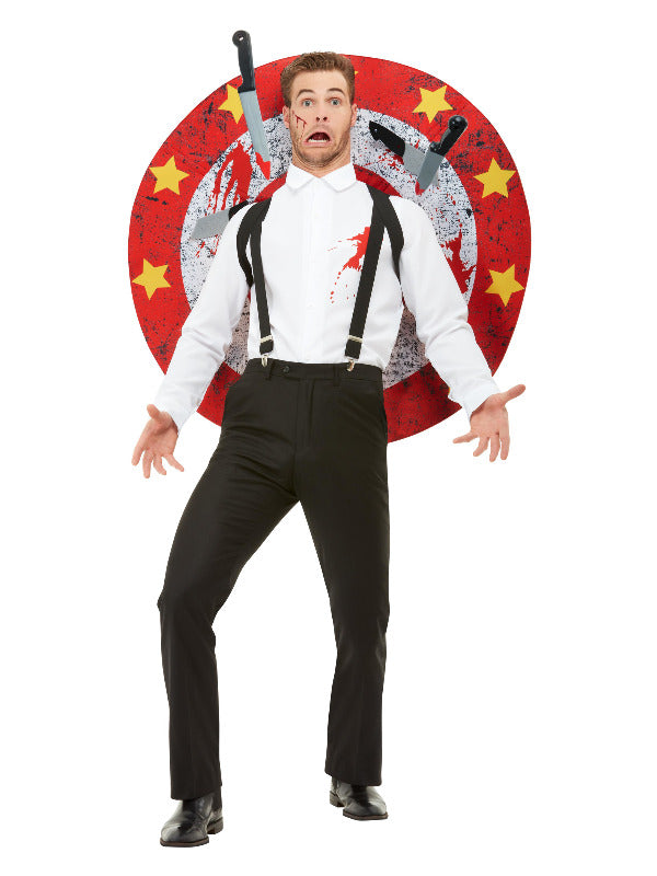 Deluxe Knife Thrower Costume Red White