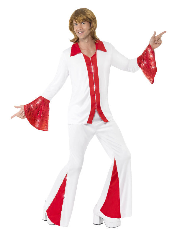 Super Trooper Male Costume White  Red