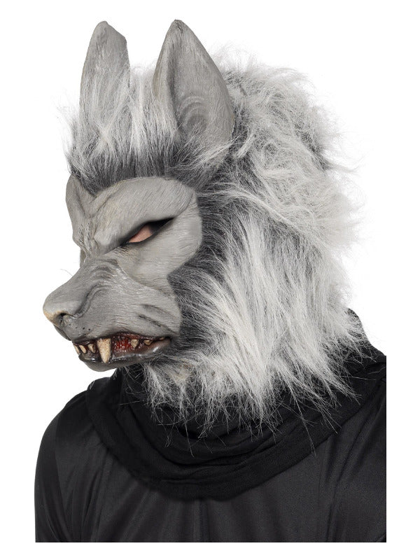 Werewolf Latex Mask Grey
