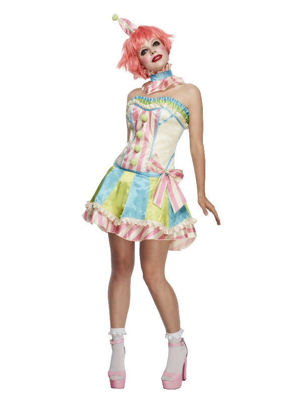 Fever Deluxe Vintage Clown Costume White