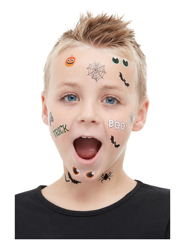 Kids Smiffys MakeUp FX Halloween Tattoo Transfers