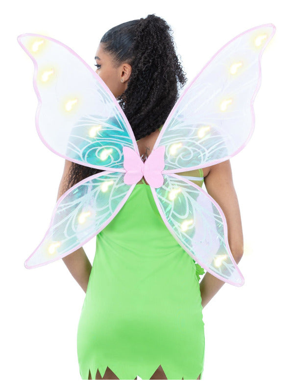 Adult LED Iridescent Light Up Fairy Wings