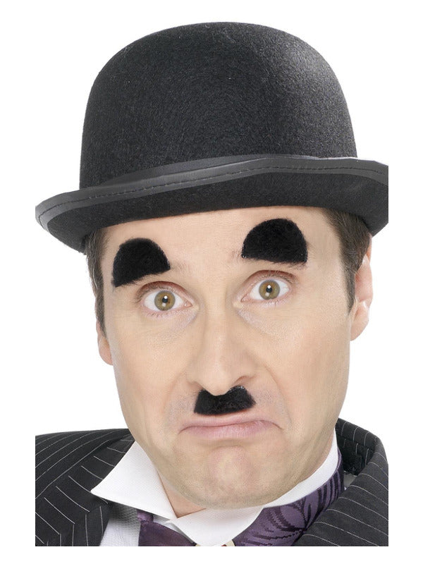 Chaplin Tash and Eyebrows Black