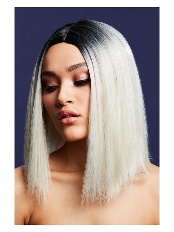 Fever Kylie Wig Two Toned Blend Ice Blonde