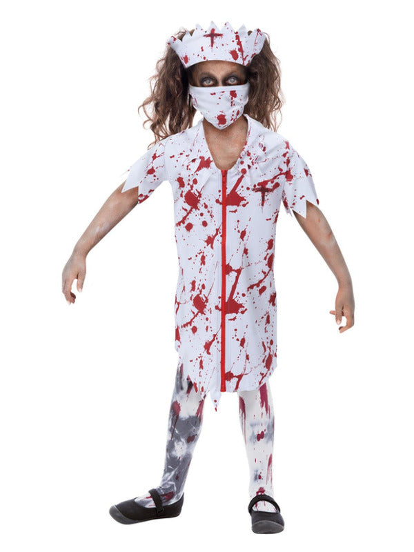Kids Zombie Nurse Girls Costume