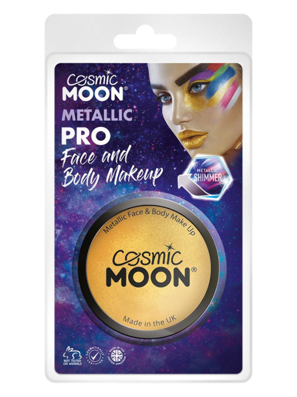 Adult Cosmic Moon Metallic Pro Face Paint Cake Pots Gol (2)