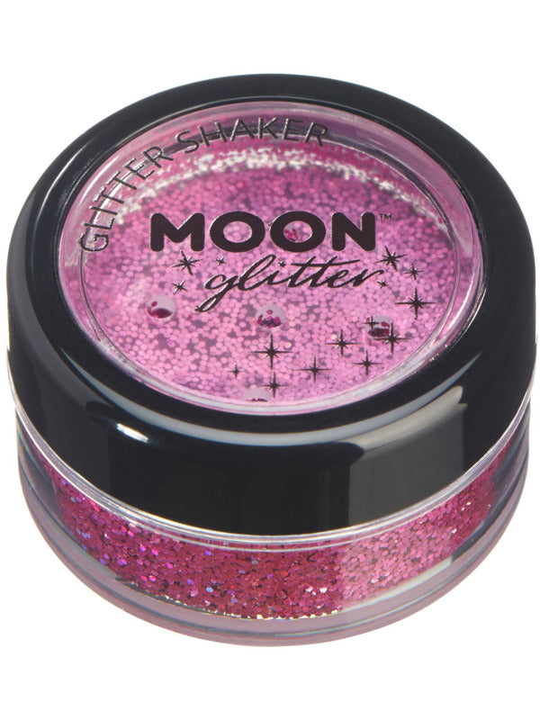 Adult Moon Glitter Holographic Glitter Shakers Pink