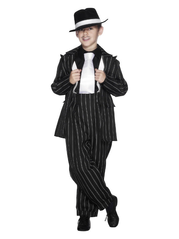 Kids Zoot Suit Costume Black