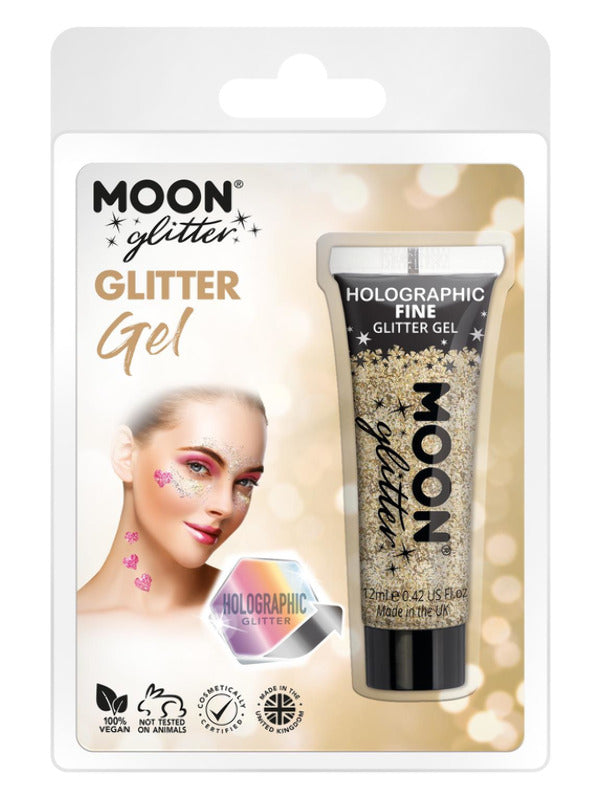 Adult Moon Glitter Holographic Fine Glitter Gel Gold (2)