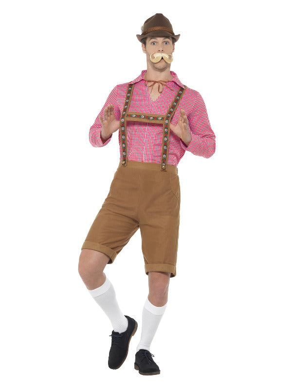 Mr Bavarian Costume Red Brown