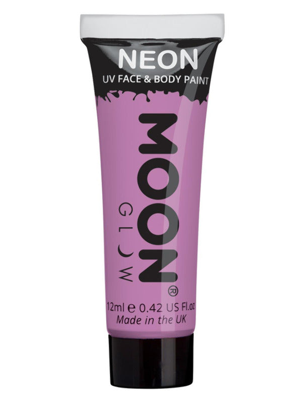 Adult Moon Glow Pastel Neon UV Face Paint Pastel Lilac (2)
