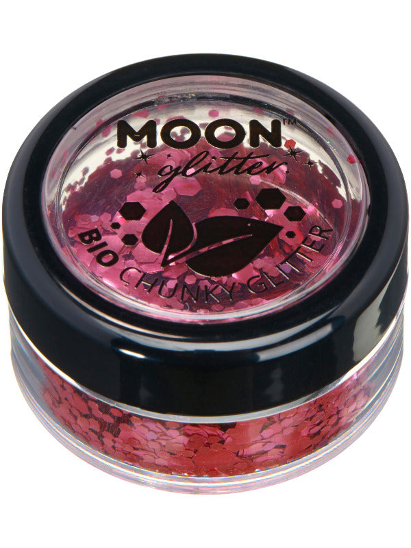 Adult Moon Glitter Bio Chunky Glitter Dark Rose
