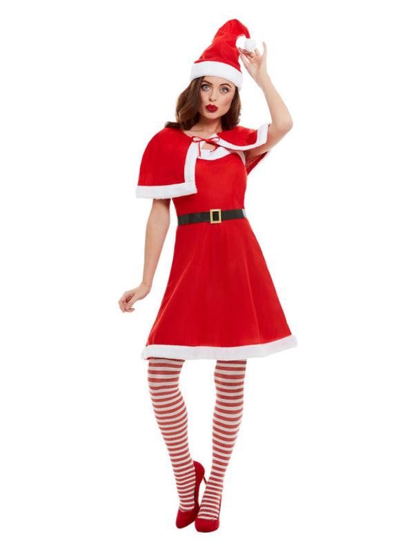 Adult Miss Santa Costume Red (6)