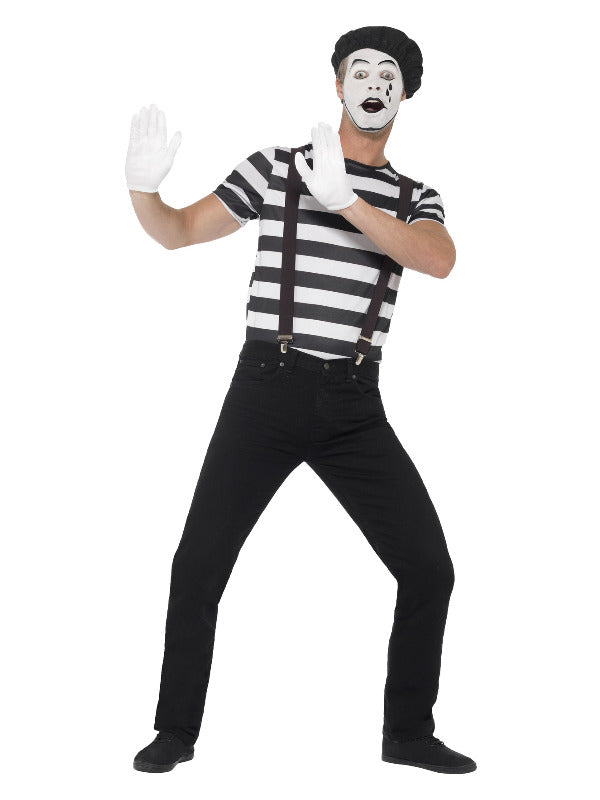 Gentleman Mime Artist Costume Black