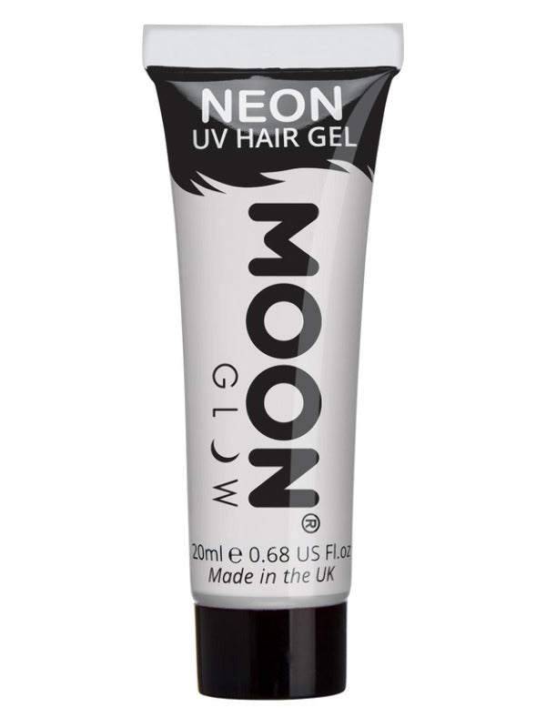 Adult Moon Glow Intense Neon UV Hair Gel White (2)