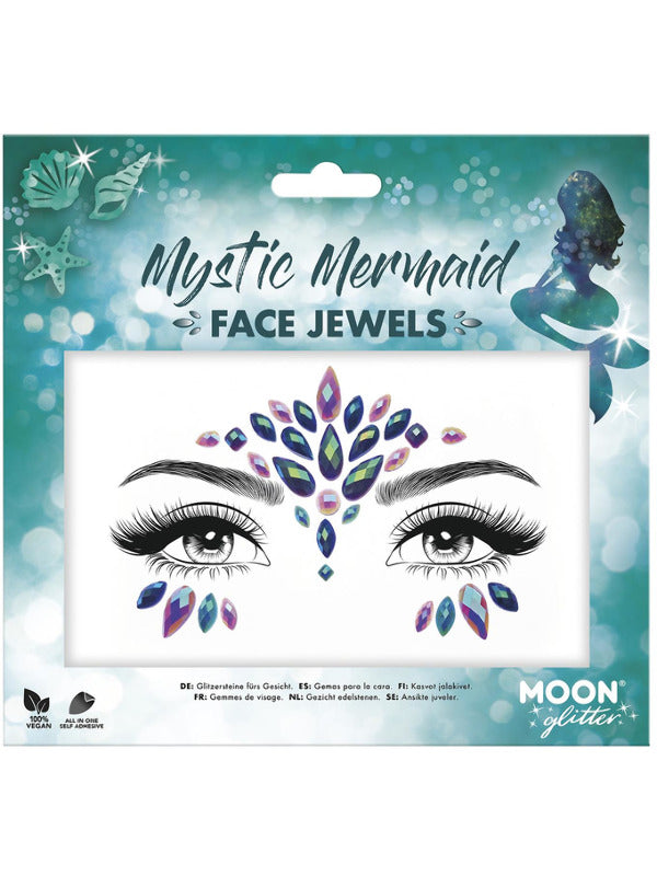 Moon Glitter Face Jewels Mystic Mermaid