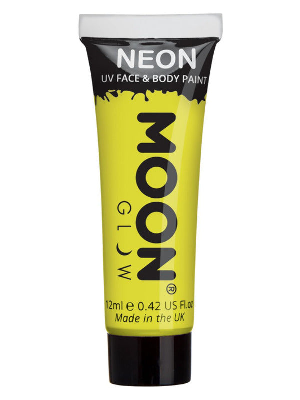 Adult Moon Glow Intense Neon UV Face Paint Intense Yell (2)