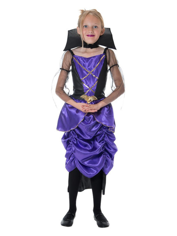 Kids Gothic Purple Vampiress Purple