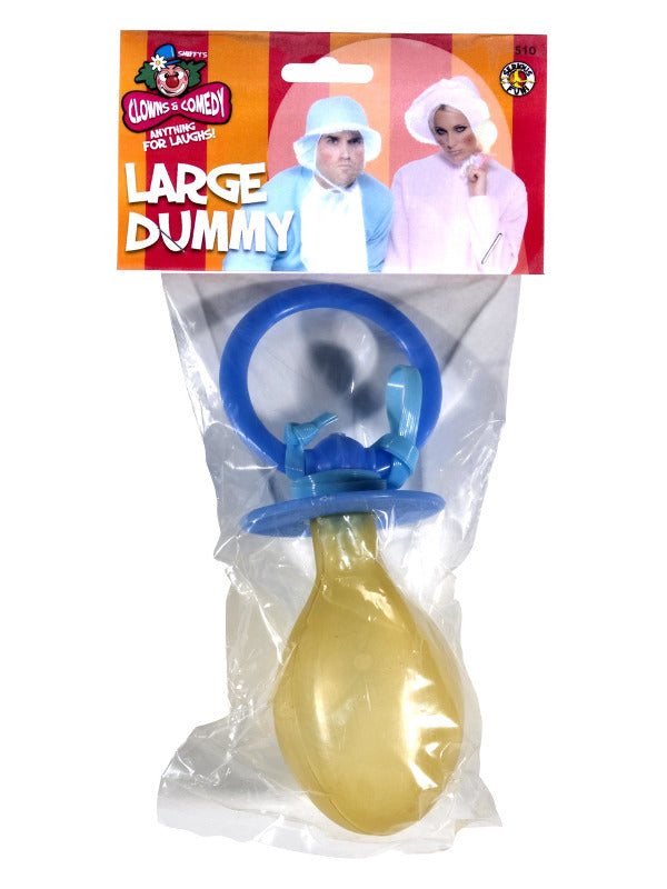 Large Dummy Soother Assorted Pink or Baby Blue