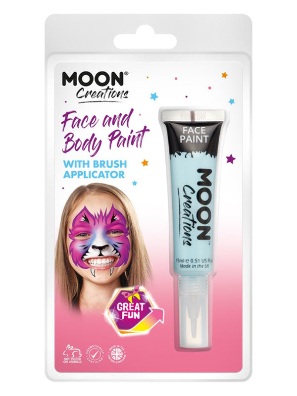 Adult Moon Creations Face Body Paints Light Blue (2)