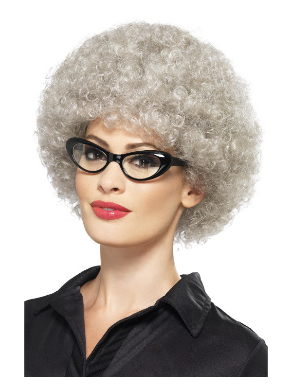 Granny Perm Wig Grey