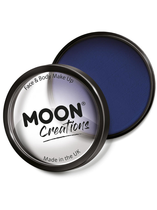 Moon Creations Pro Face Paint Cake Pot Dark Blue